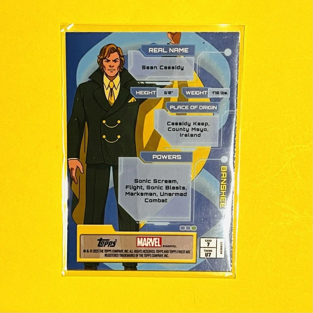 2025 Topps Finest X-Men '97 Banshee Ultimates #7‎ Card Common